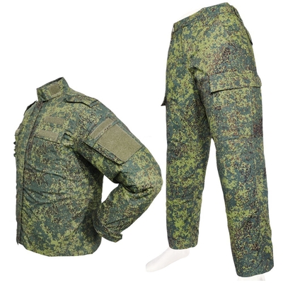 qualidade Uniforme resistente do combate da camuflagem do russo do algodão do poliéster do rasgo militar do terno do combate fábrica