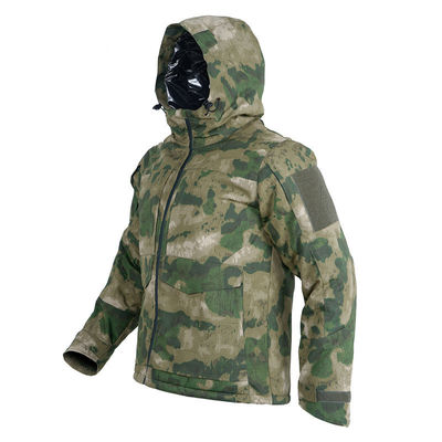 Camuflagem FG personalizada uniforme reflector de calor casaco tático à prova de vento