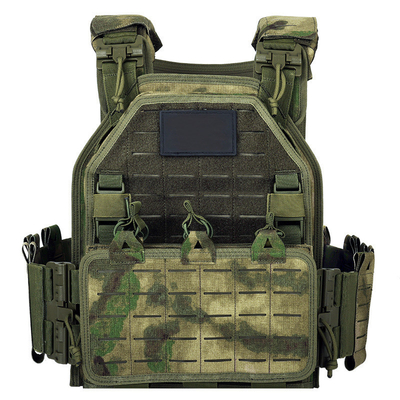 FG Camuflagem Combate Militar Tactical Plate Carrier Colete resistente a rasgos