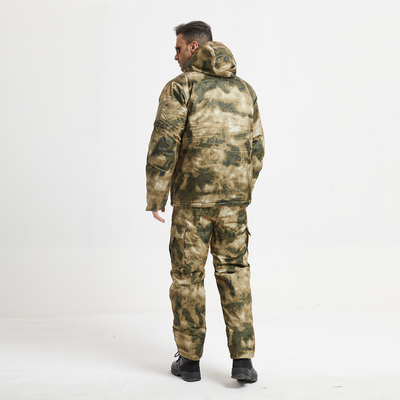 Camouflagem Vestuário de Inverno Militar de algodão revestido de colarinho para ocasiões de Inverno